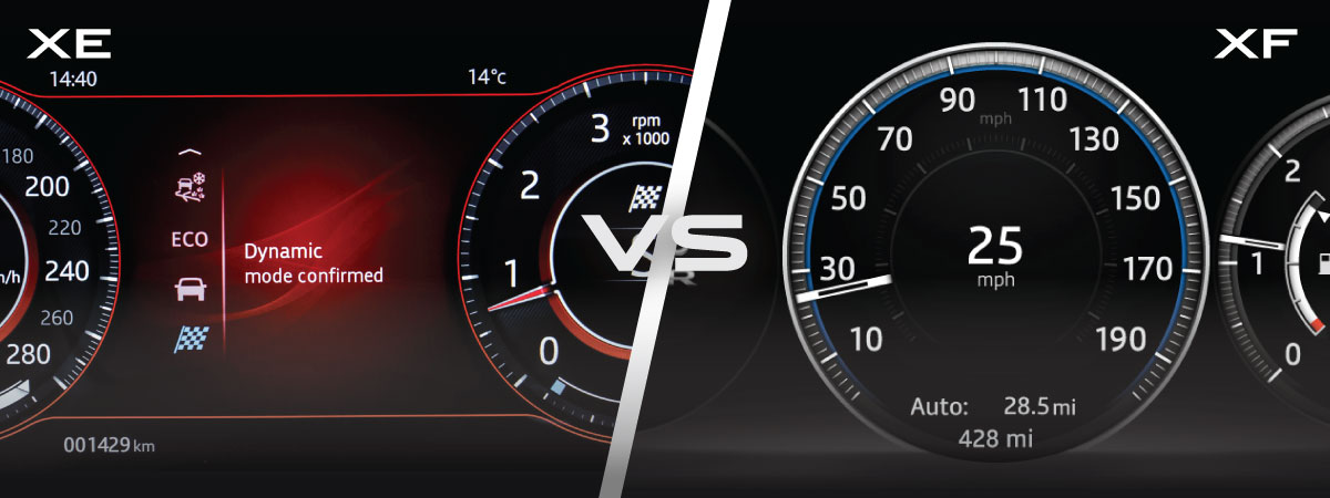 Jaguar XE vs XF Engine